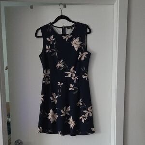 Dynamite Navy and Pink Floral Mini Dress